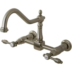 Kingston Brass Tudor 8" Center Kitchen Faucet without Sprayer