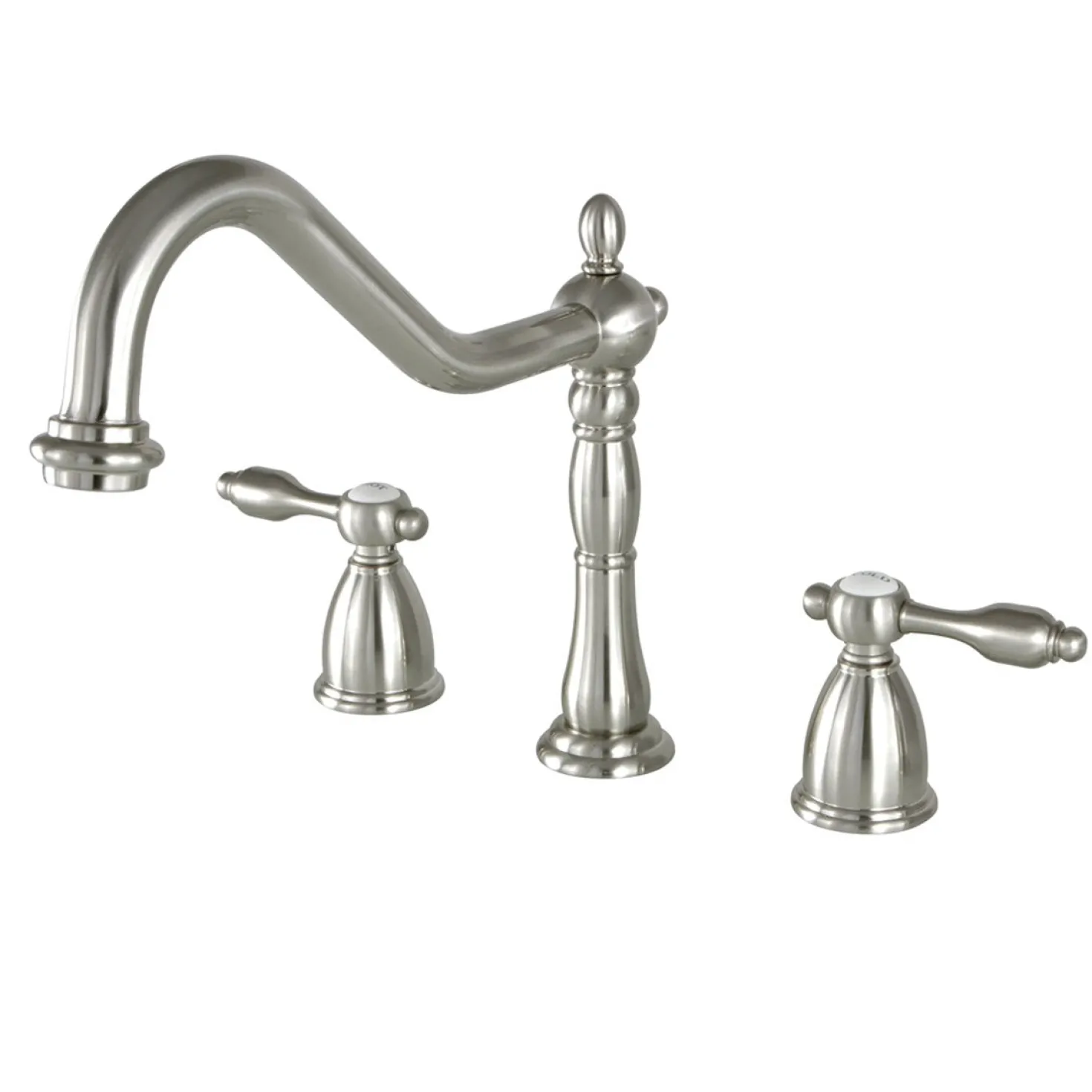 Kingston Brass Tudor Classic 8" Center Kitchen Faucet without Sprayer