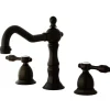 Kingston Brass Tudor Classic Widespread Lavatory Faucet with Brass Pop-up
