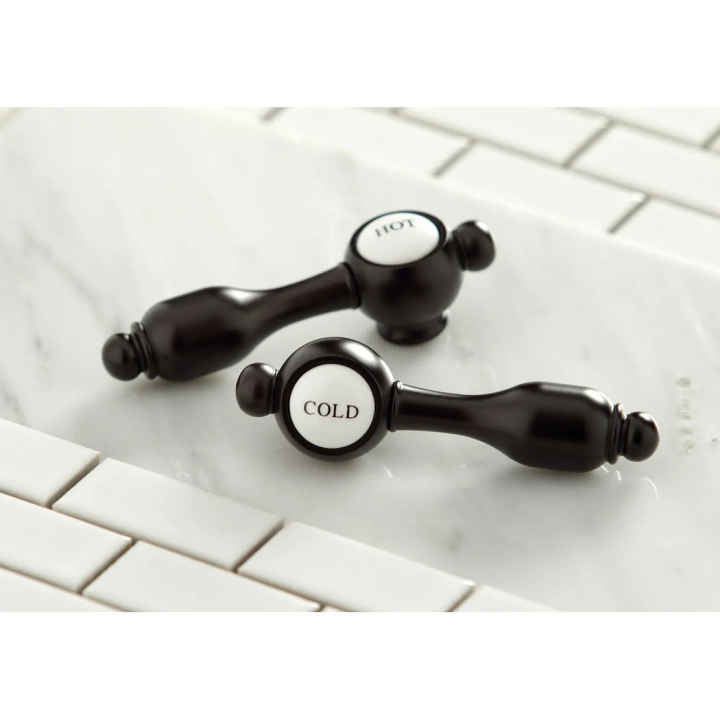Kingston Brass Tudor 2-Handle Wall Mount Roman Tub Faucet