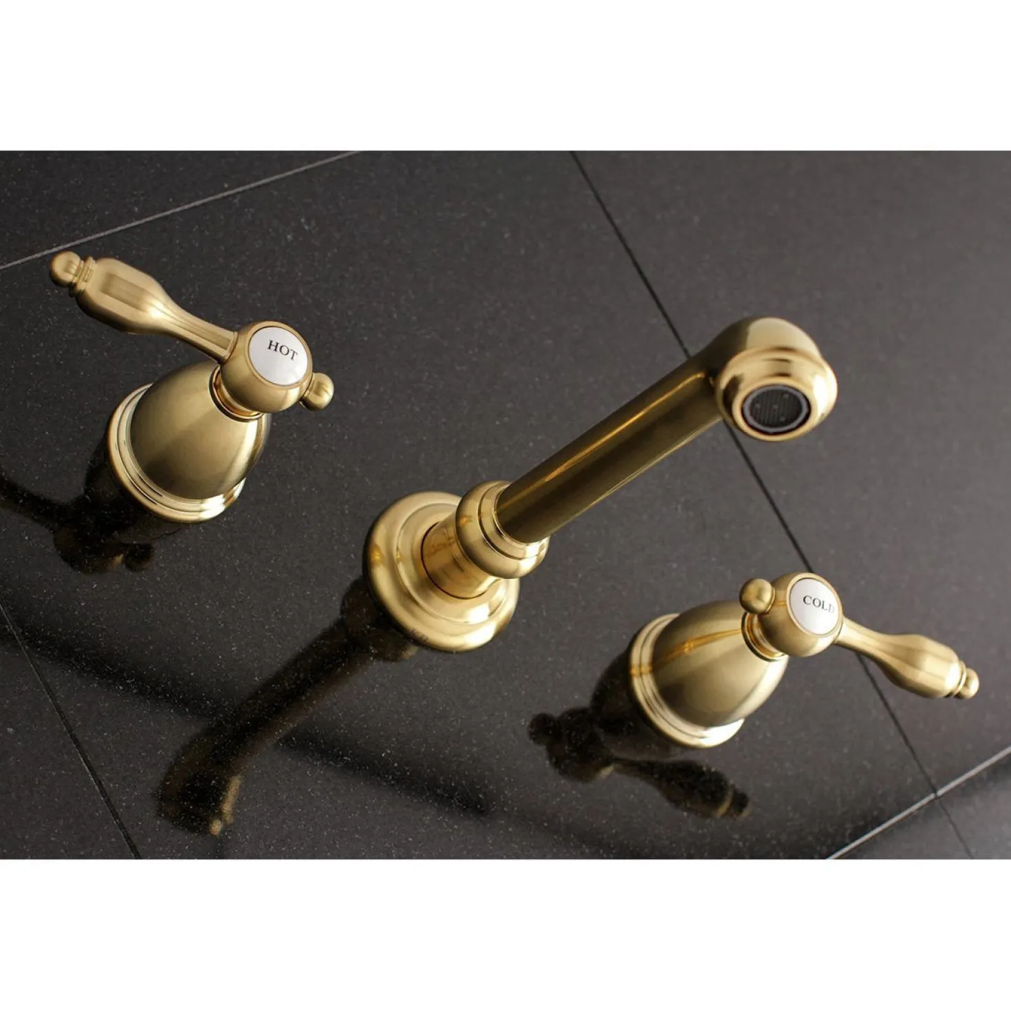 Kingston Brass Tudor 2-Handle Wall Mount Roman Tub Faucet