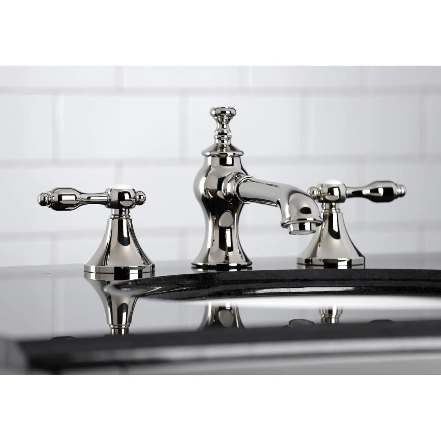 Kingston Brass Tudor 8-Inch Widespread Bathroom Faucet