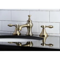 Kingston Brass Tudor 8-Inch Widespread Bathroom Faucet