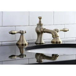 Kingston Brass Tudor 8-Inch Widespread Bathroom Faucet