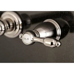 Kingston Brass Tudor Two-Handle Wall Mount Bathroom Faucet