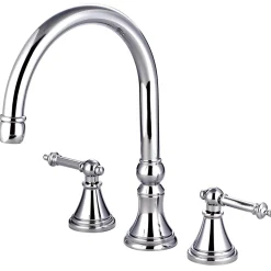 Kingston Brass Tuscany Handle Roman Tub Filler