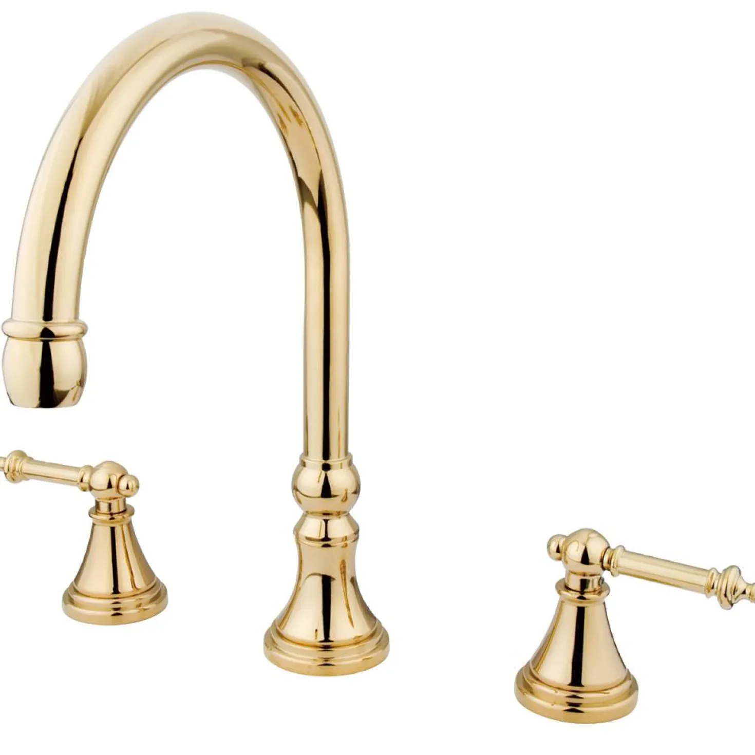 Kingston Brass Tuscany Handle Roman Tub Filler