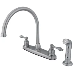 Kingston Brass Twin-Handle Centerset Kitchen Faucet