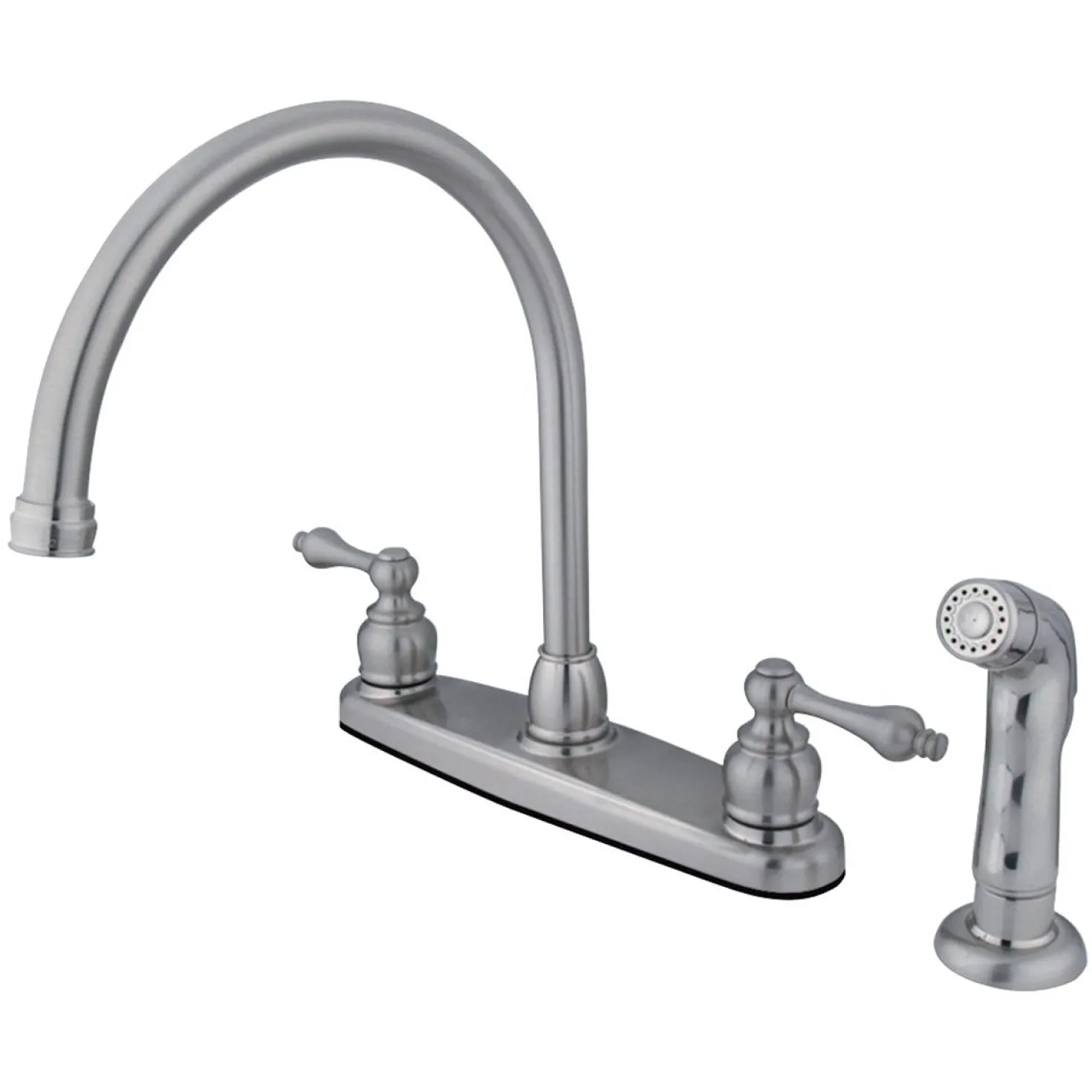 Kingston Brass Twin-Handle Centerset Kitchen Faucet