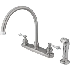 Kingston Brass Twin-Handle Centerset Kitchen Faucet