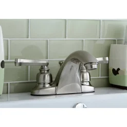Kingston Brass Twin-Handle 4-Inch Centerset Bathroom Faucet