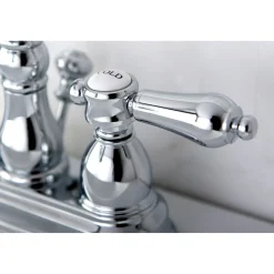 Kingston Brass Twin Handles 4-Inch Centerset Bathroom Faucet