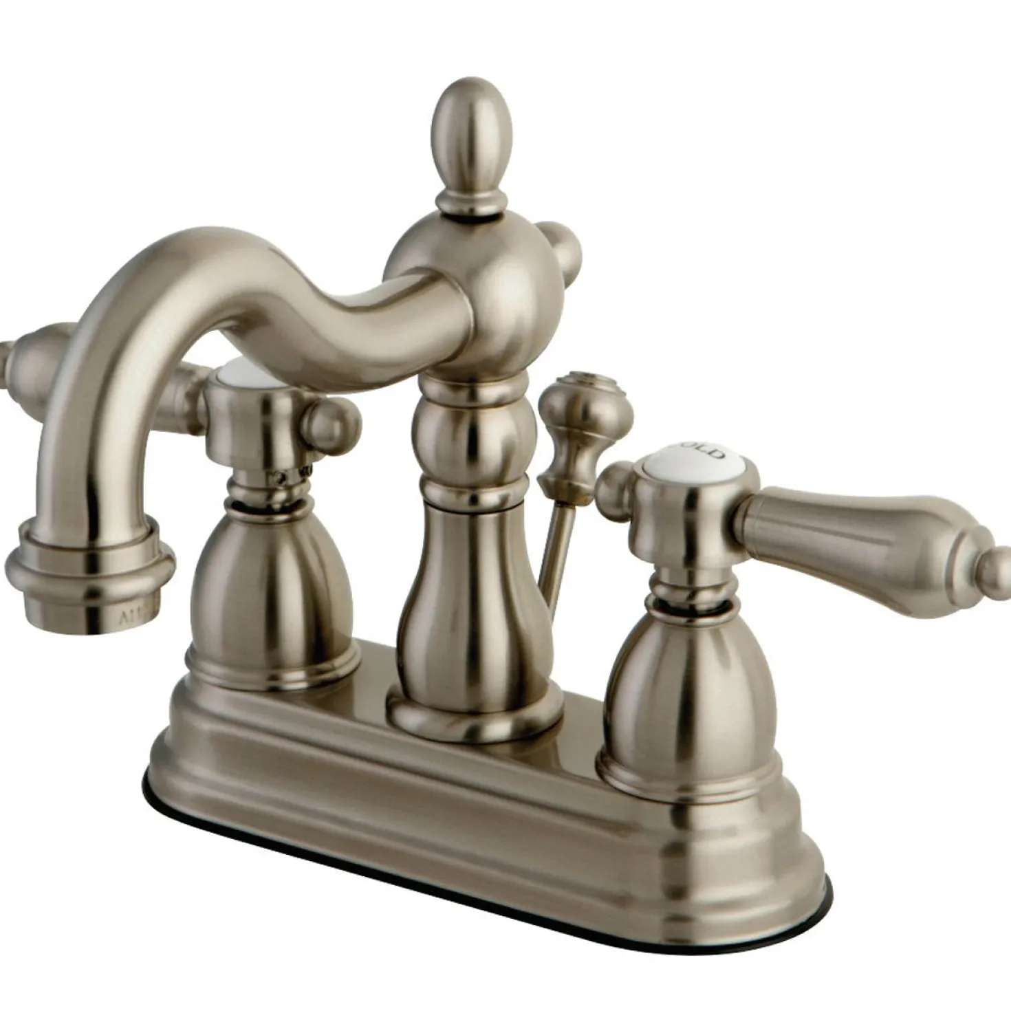 Kingston Brass Twin Handles 4-Inch Centerset Bathroom Faucet