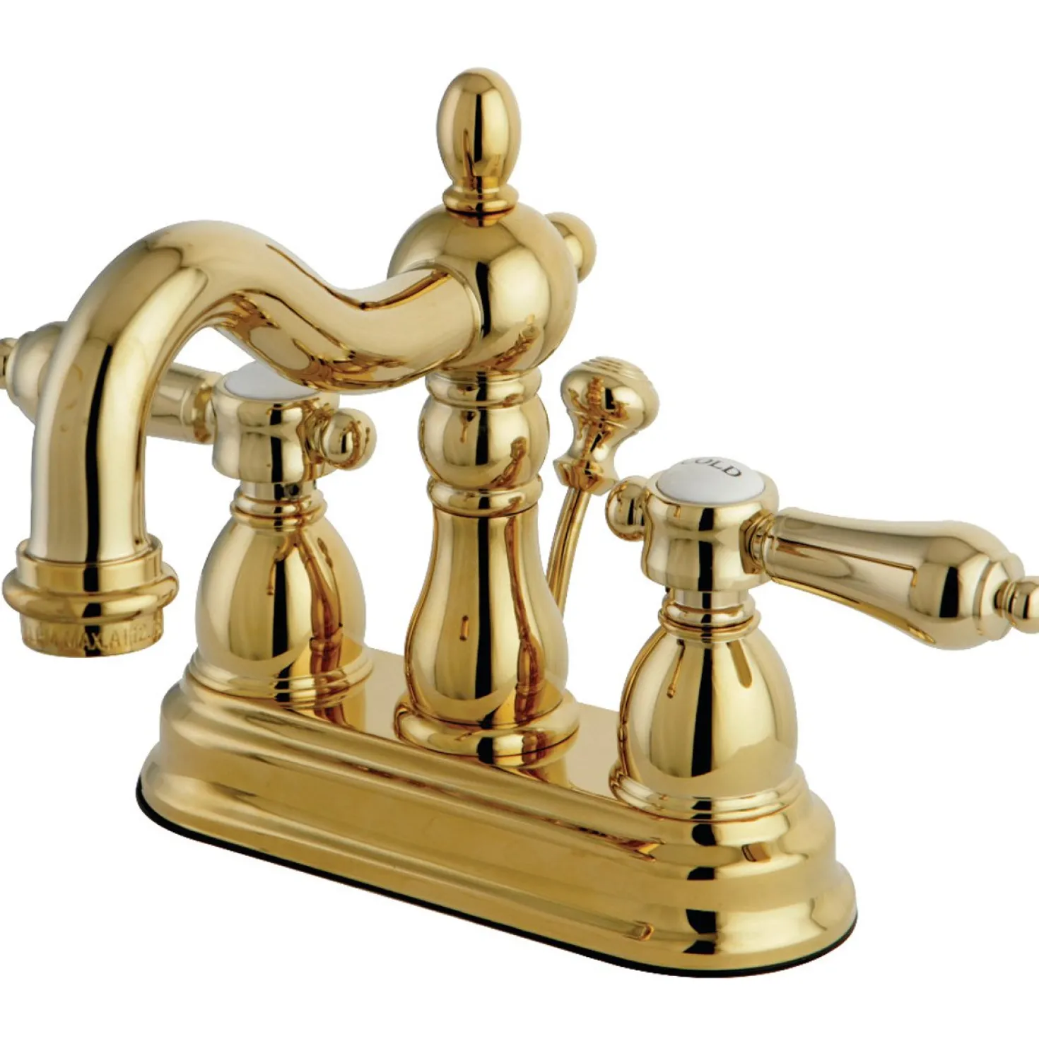 Kingston Brass Twin Handles 4-Inch Centerset Bathroom Faucet