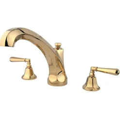 Kingston Brass Two Handle 8" to 36" Widespread Roman Tub Filler