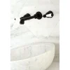 Kingston Brass Two-Handle Wall Mount Bathroom Faucet