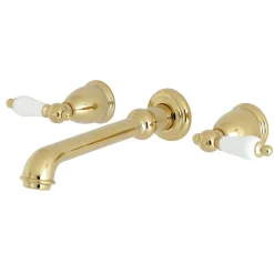 Kingston Brass Two-Handle Wall Mount Bathroom Faucet