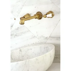 Kingston Brass Two-Handle Wall Mount Bathroom Faucet