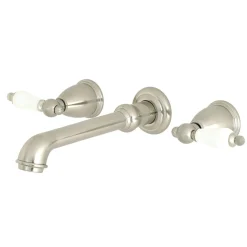 Kingston Brass Two-Handle Wall Mount Bathroom Faucet