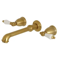 Kingston Brass Two-Handle Wall Mount Bathroom Faucet