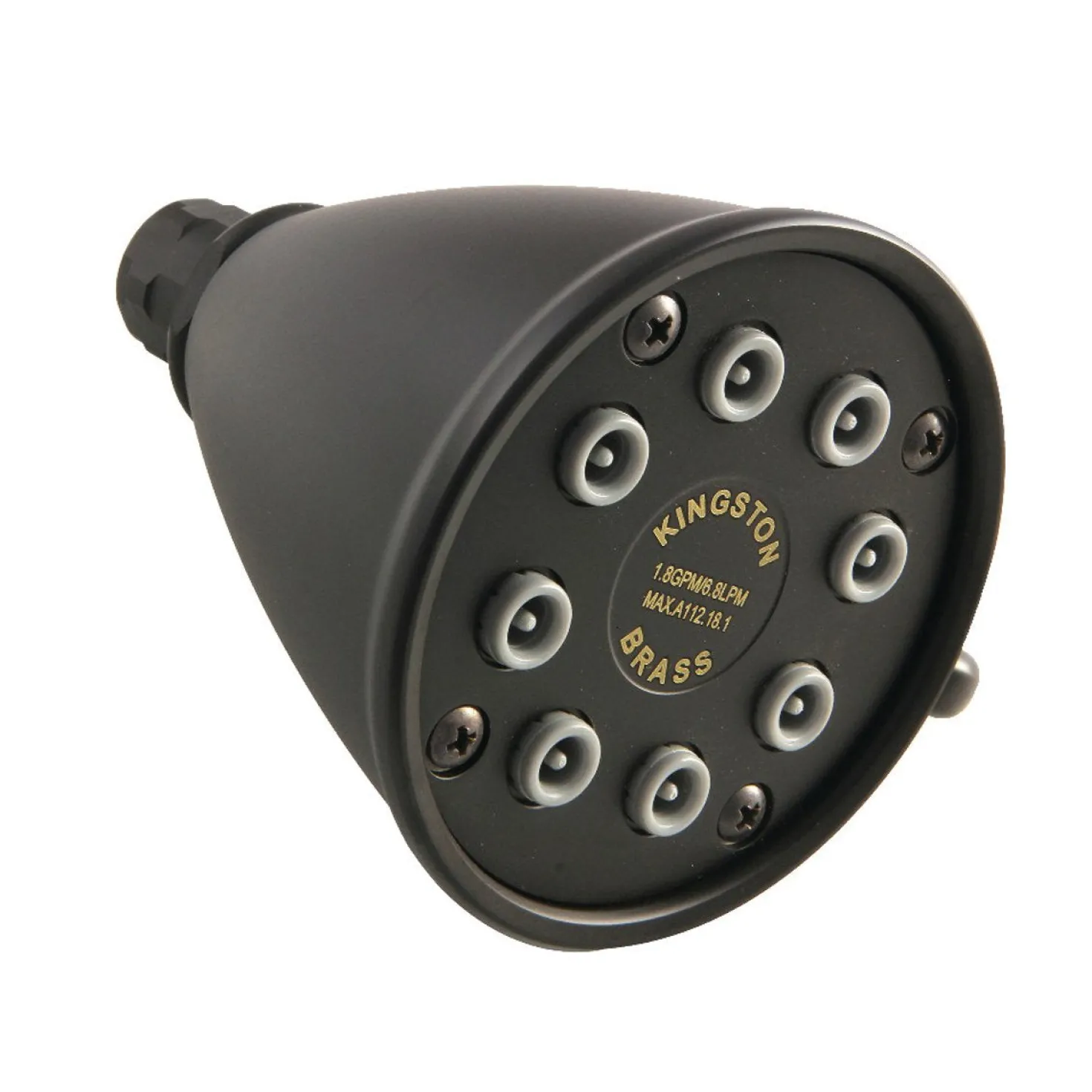 Kingston Brass Victorian Adjustable 3.63" Jet Spray Shower Head