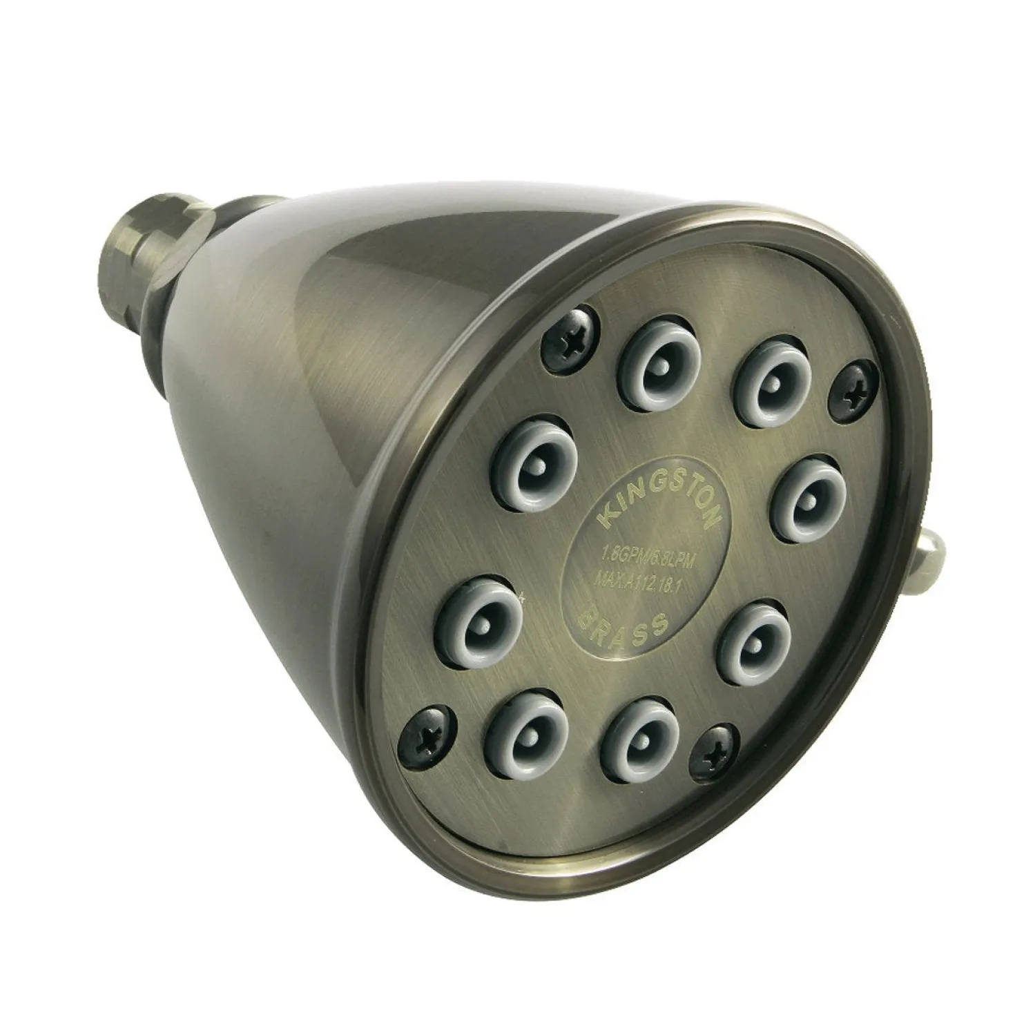 Kingston Brass Victorian Adjustable 3.63" Jet Spray Shower Head