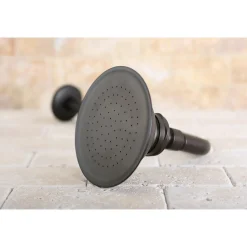 Kingston Brass Victorian Brass Showerhead with 12" Shower Arm Combo