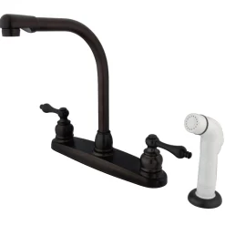Kingston Brass Victorian Centerset 4-Hole Kitchen Faucet