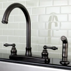 Kingston Brass Victorian Centerset Kitchen Faucet