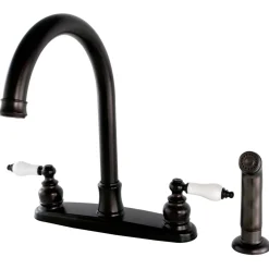 Kingston Brass Victorian Centerset Deck Mount Kitchen Faucet
