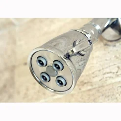 Kingston Brass Victorian Classic 2-1/4" Adjustable Spray Brass Shower Head