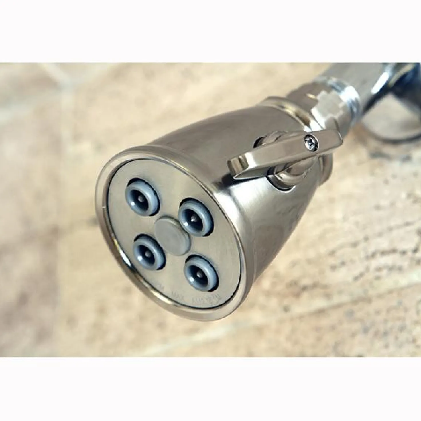 Kingston Brass Victorian Classic 2-1/4" Adjustable Spray Brass Shower Head