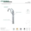 Kingston Brass Victorian Deck Mount Vessel Sink Faucet