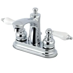 Kingston Brass Victorian Deck Mount 4-Inch Centerset Bathroom Faucet