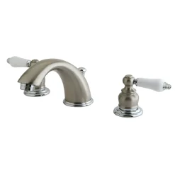 Kingston Brass Victorian Deck Mount Widespread Bathroom Faucet