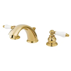 Kingston Brass Victorian Deck Mount Widespread Bathroom Faucet