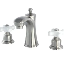 Kingston Brass Victorian Deck Mount 8" Widespread Bathroom Faucet