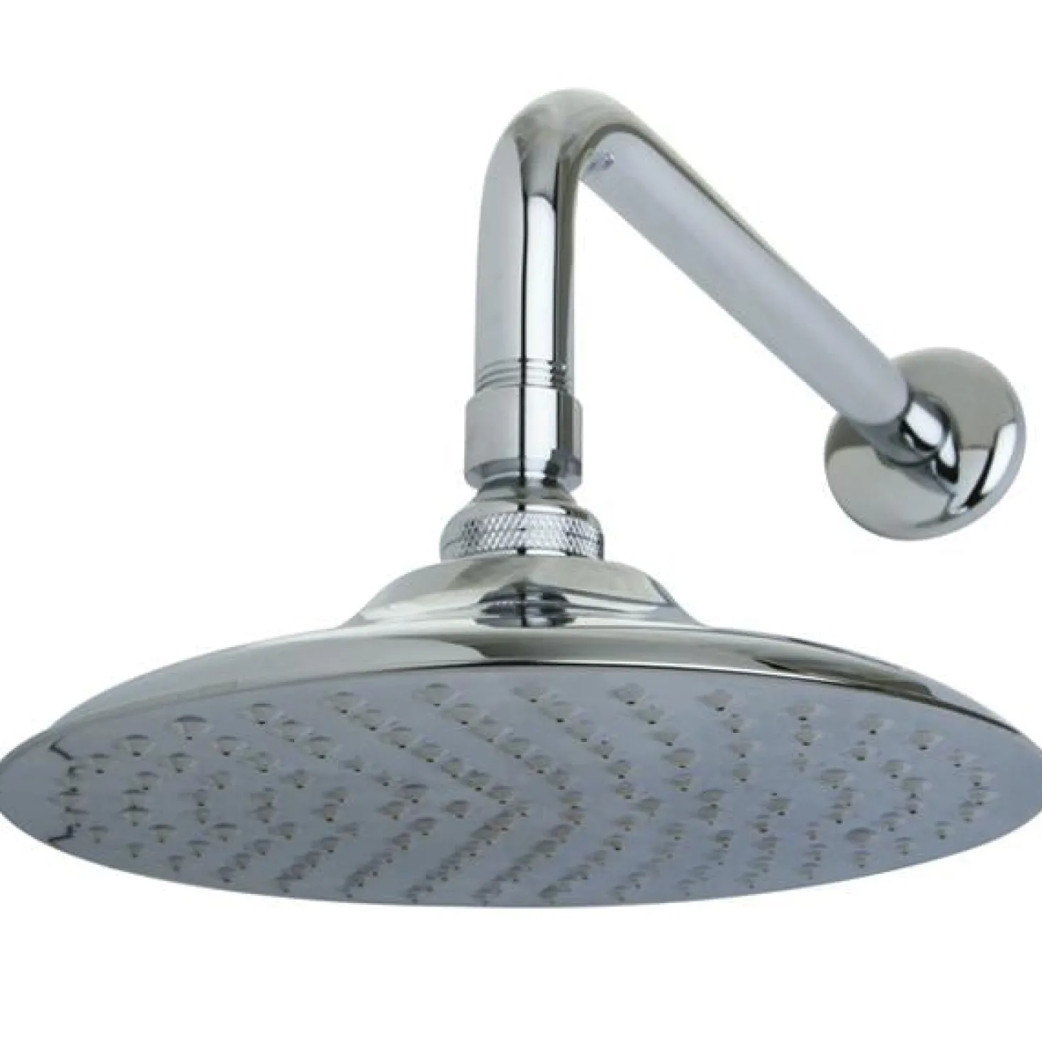 Kingston Brass Victorian 8" Dia Brass Shower Head with 12" Shower Arm Combo