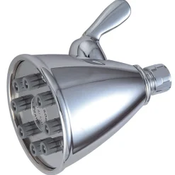 Kingston Brass Victorian 3-5/8" Diameter Adjustable Brass Shower Head with 8 Jets