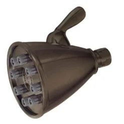 Kingston Brass Victorian 3-5/8" Diameter Adjustable Brass Shower Head with 8 Jets
