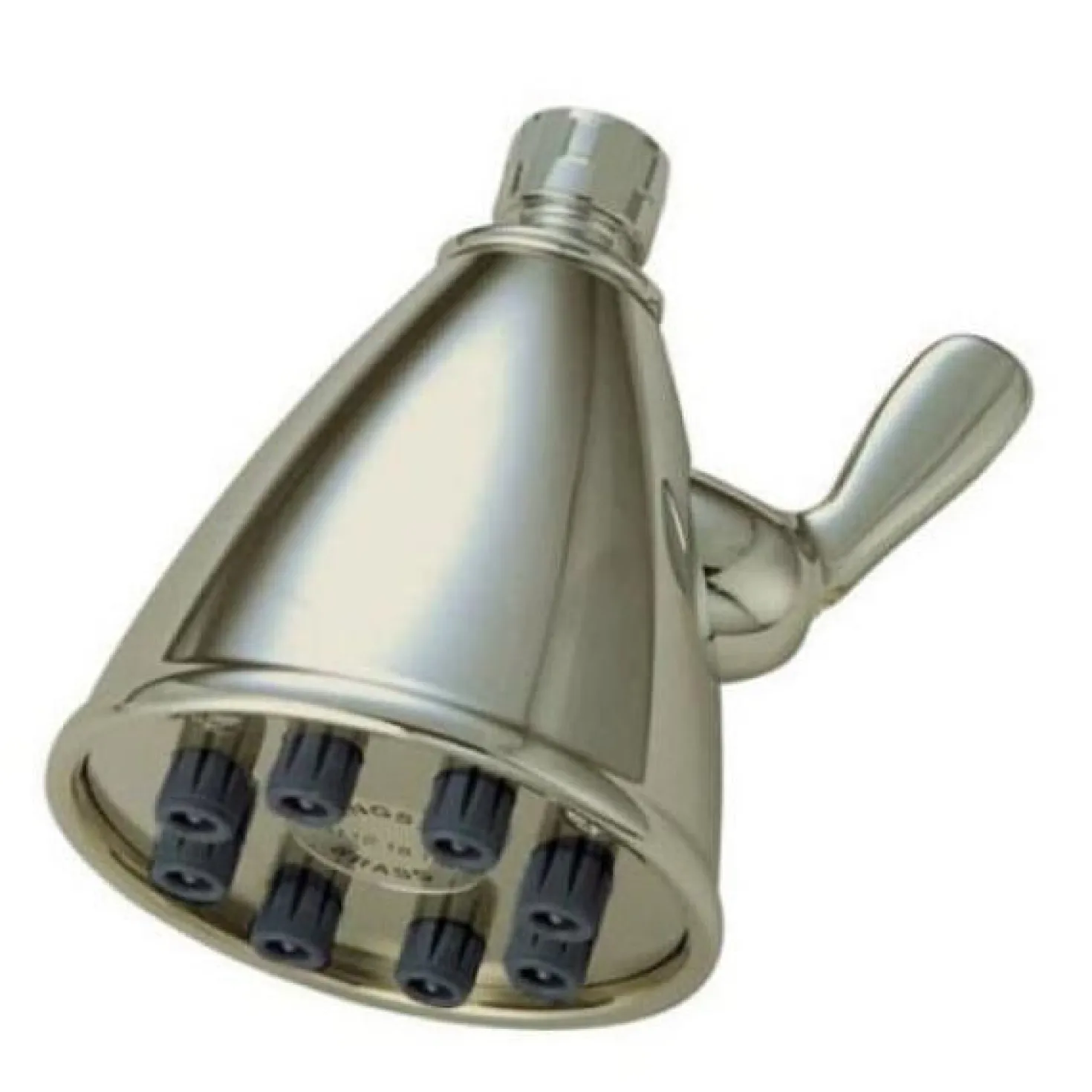 Kingston Brass Victorian 3-5/8" Diameter Adjustable Brass Shower Head with 8 Jets