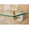Kingston Brass Victorian Glass Shelf