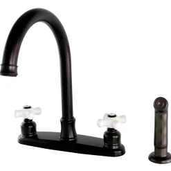 Kingston Brass Victorian 4-Hole Centerset Kitchen Faucet