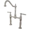 Kingston Brass Victorian 2-Hole Deck Mount Vessel Sink Faucet