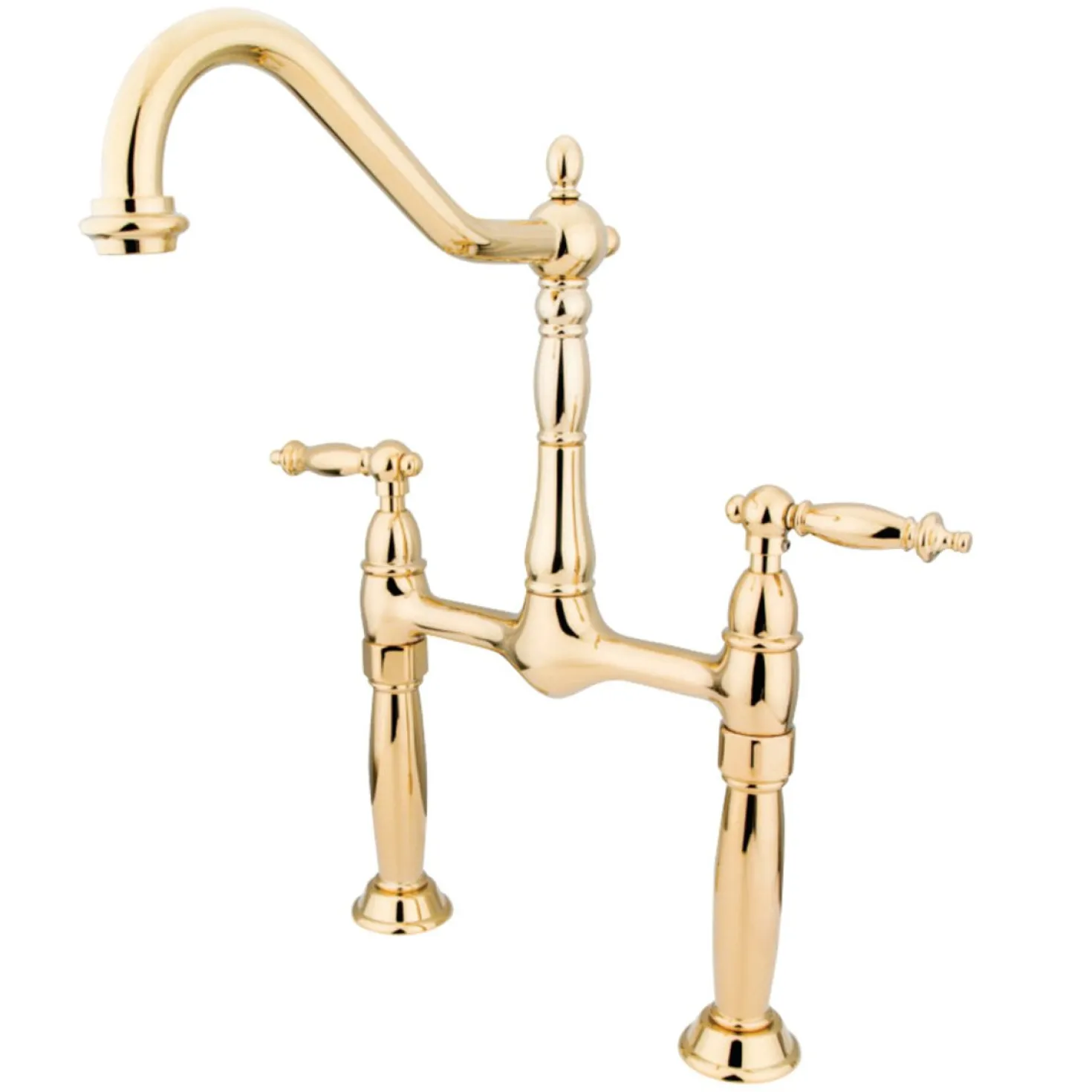 Kingston Brass Victorian 2-Hole Deck Mount Vessel Sink Faucet
