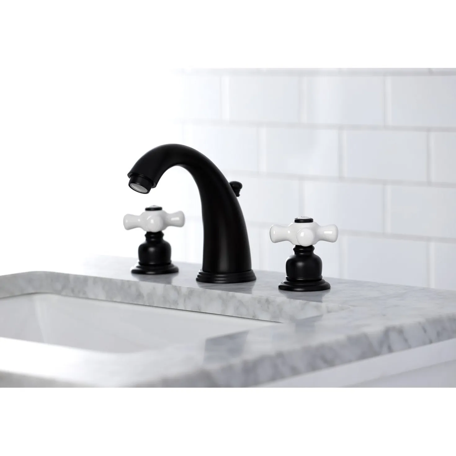 Kingston Brass Victorian 8-Inch Widespread Two-Handle Bathroom Faucet
