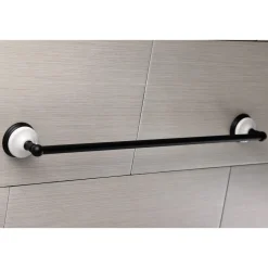 Kingston Brass Victorian 24-Inch Towel Bar in Matte Black