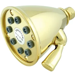 Kingston Brass Victorian 3-5/8" 8 Jet Adjustable Brass Shower Head