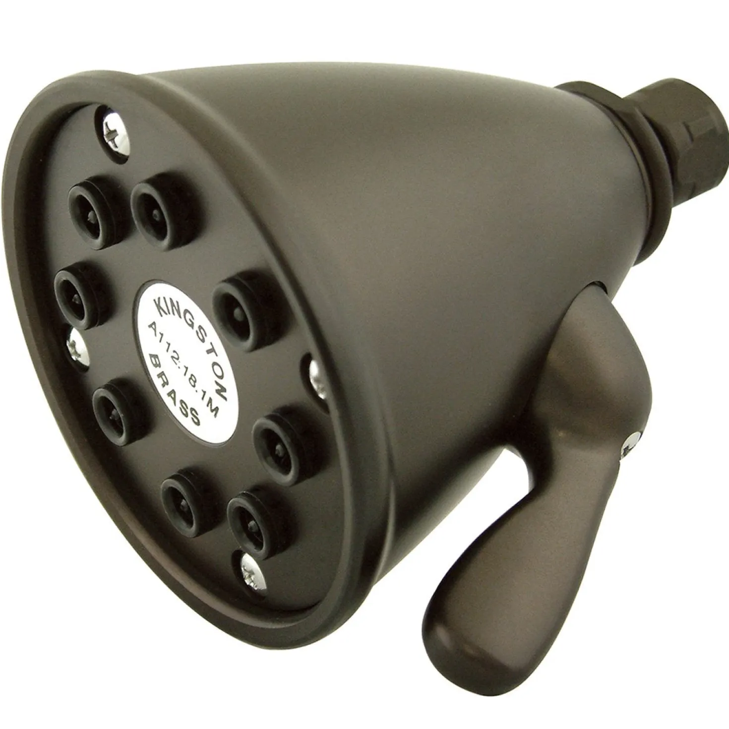 Kingston Brass Victorian 3-5/8" 8 Jet Adjustable Brass Shower Head