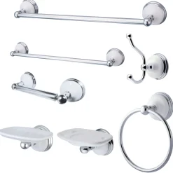 Kingston Brass Victorian 7 Piece Bathroom Accessory Set